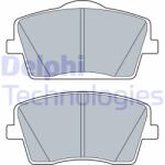 DELPHI LP3515 Set placute frana, frana disc