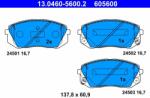 ATE 13.0460-5600.2 Set placute frana, frana disc
