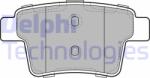 DELPHI LP1957 Set placute frana, frana disc