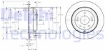 DELPHI BG4335 Disc frana