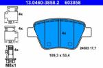 ATE 13.0460-3858.2 Set placute frana, frana disc