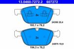ATE 13.0460-7272.2 Set placute frana, frana disc
