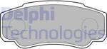 DELPHI LP1790 Set placute frana, frana disc