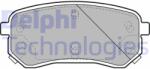 DELPHI LP1976 Set placute frana, frana disc