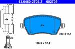 ATE 13.0460-2709.2 Set placute frana, frana disc