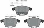 TEXTAR 2374601 Set placute frana, frana disc