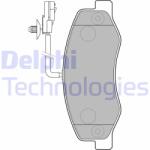 DELPHI LP2192 Set placute frana, frana disc
