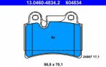 ATE 13.0460-4834.2 Set placute frana, frana disc