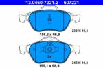 ATE 13.0460-7221.2 Set placute frana, frana disc