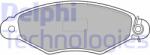 DELPHI LP1519 Set placute frana, frana disc
