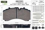 VALEO 882283 Set placute frana, frana disc