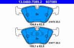 ATE 13.0460-7089.2 Set placute frana, frana disc