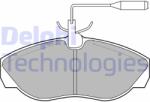 DELPHI LP877 Set placute frana, frana disc