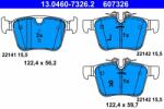 ATE 13.0460-7326.2 Set placute frana, frana disc