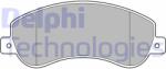 DELPHI LP1954 Set placute frana, frana disc