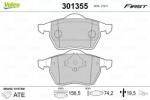 VALEO 301355 Set placute frana, frana disc