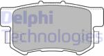 DELPHI LP1507 Set placute frana, frana disc