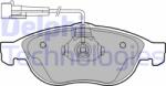 DELPHI LP1404 Set placute frana, frana disc