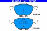 ATE 13.0460-7193.2 Set placute frana, frana disc