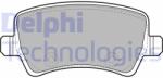 DELPHI LP2008 Set placute frana, frana disc