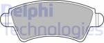 DELPHI LP1846 Set placute frana, frana disc