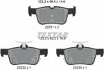 TEXTAR 2223103 Set placute frana, frana disc
