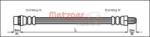 METZGER 4114639 Furtun frana