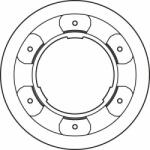 TRW DF4993S Disc frana