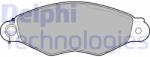 DELPHI LP1610 Set placute frana, frana disc