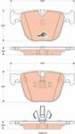 TRW GDB1857 Set placute frana, frana disc