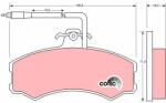 TRW GDB695 Set placute frana, frana disc