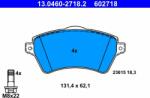 ATE 13.0460-2718.2 Set placute frana, frana disc