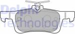 DELPHI LP2503 Set placute frana, frana disc