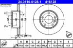 ATE 24.0116-0128.1 Disc frana