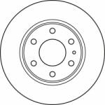 TRW DF4988S Disc frana