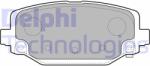 DELPHI LP2499 Set placute frana, frana disc