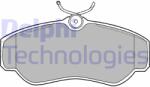 DELPHI LP913 Set placute frana, frana disc