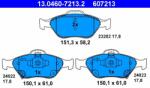 ATE 13.0460-7213.2 Set placute frana, frana disc