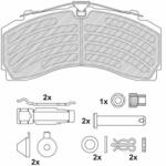 FERODO FCV4417PTS Set placute frana, frana disc