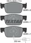 TEXTAR 2238301 Set placute frana, frana disc