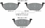 TEXTAR 2313101 Set placute frana, frana disc