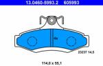 ATE 13.0460-5993.2 Set placute frana, frana disc