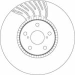TRW DF4855S Disc frana
