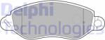 DELPHI LP1583 Set placute frana, frana disc