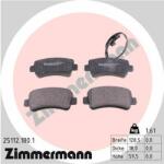 ZIMMERMANN 25112.180. 1 Set placute frana, frana disc