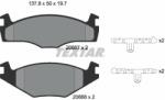 TEXTAR 2088710 Set placute frana, frana disc