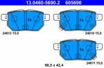 ATE 13.0460-5690.2 Set placute frana, frana disc