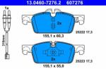 ATE 13.0460-7276.2 Set placute frana, frana disc