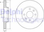 DELPHI BG4459C Disc frana