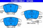 ATE 13.0460-7256.2 Set placute frana, frana disc